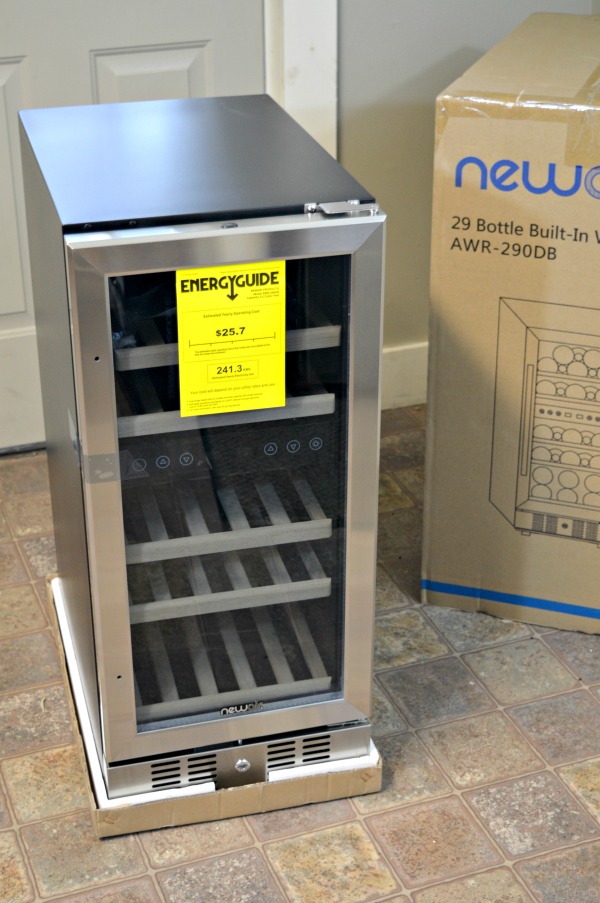 Simple tutorial instructions to make a DIY built in wine cooler in your kitchen. Built in wine refrigerators look great and increase the value of a home