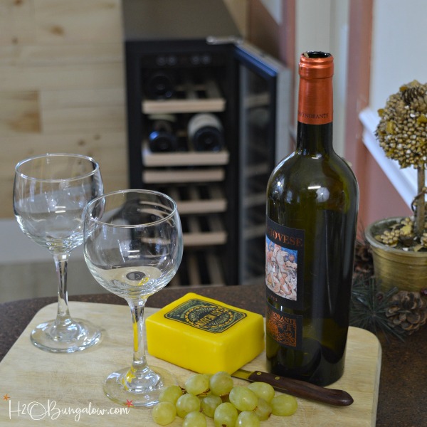 DIY Built In Wine Cooler - H2OBungalow