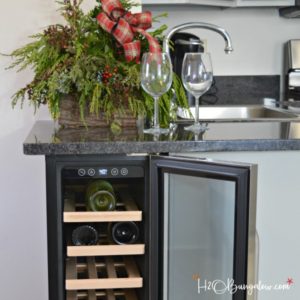 DIY Built In Wine Cooler - H2OBungalow