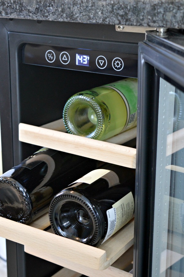 Simple tutorial instructions to make a DIY built in wine cooler in your kitchen. Built in wine refrigerators look great and increase the value of a home