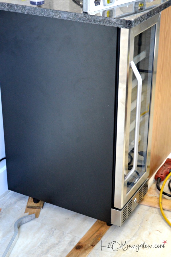 Wine fridge cabinet discount diy