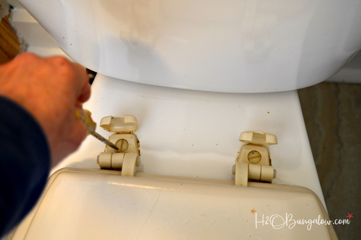 Step by step simple tutorial to install a slow close toilet seat to replace a worn or discolored toilet seat in less than 15 minutes. 