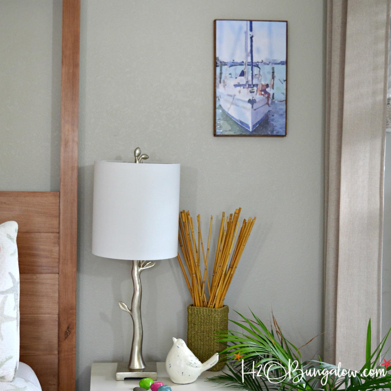 Turn Your Photo Into A DIY Faux Canvas Print - H2OBungalow