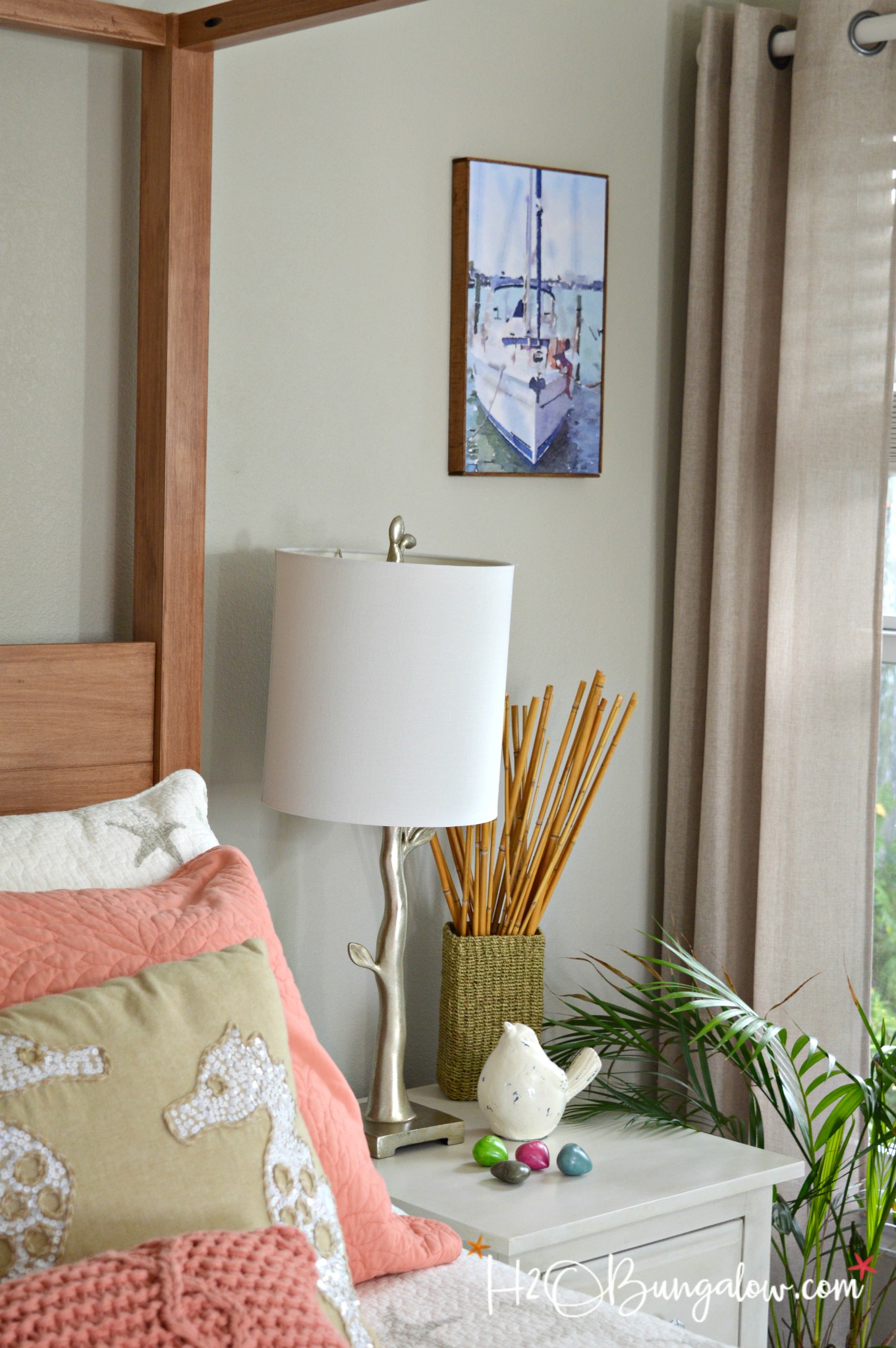 Easy DIY Photo Into Faux Canvas Print tutorial. Take any photo and make a faux canvas art for your home. Easy, inexpensive and looks great! 