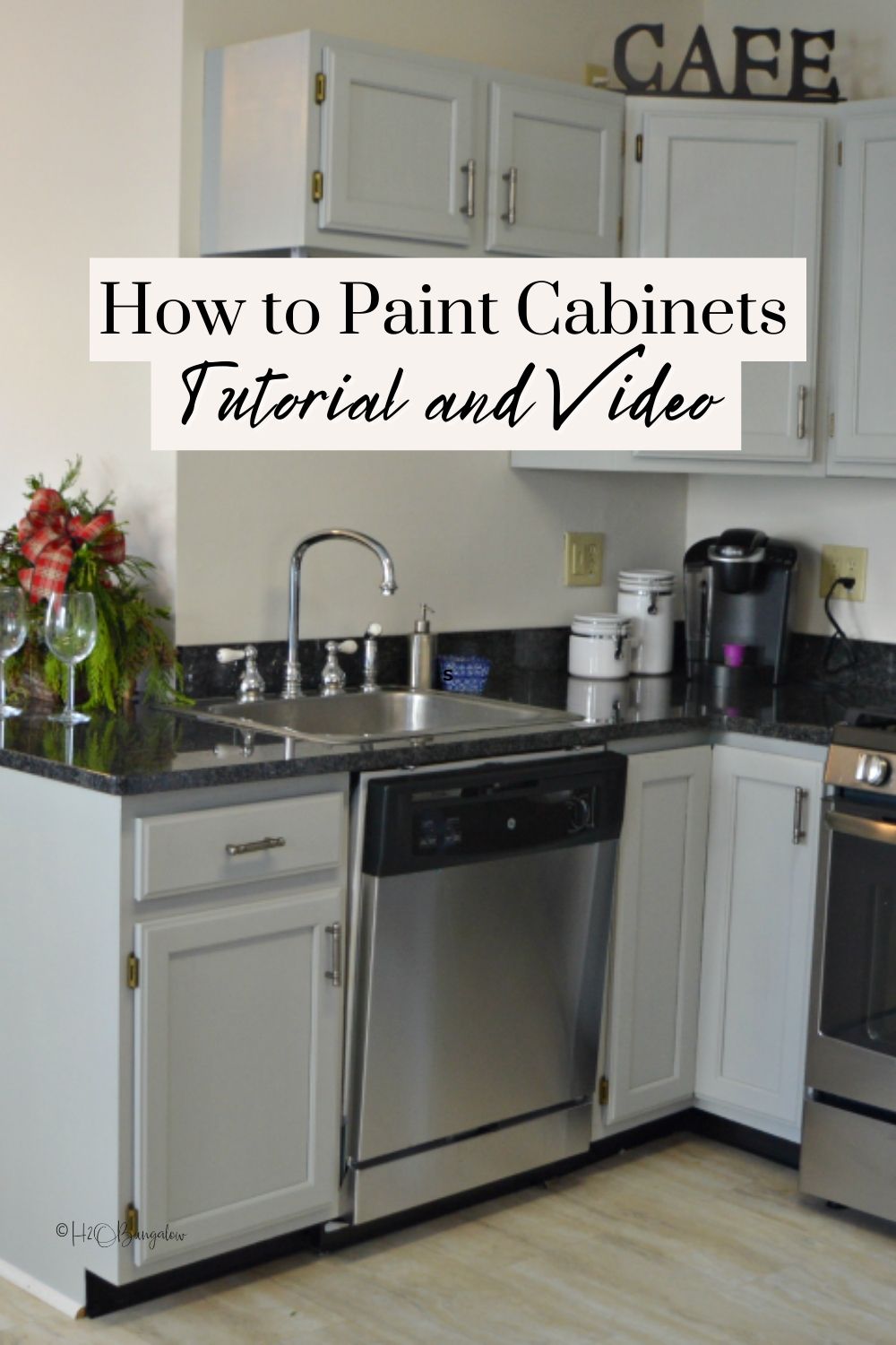 How To Paint Kitchen Cabinets Step By Step Guide H2OBungalow