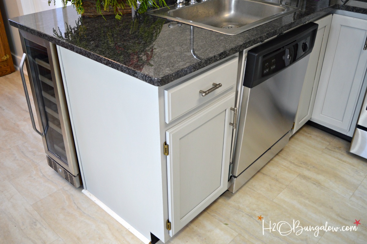 Beyond Paint - A Soft Gray kitchen transformation that has