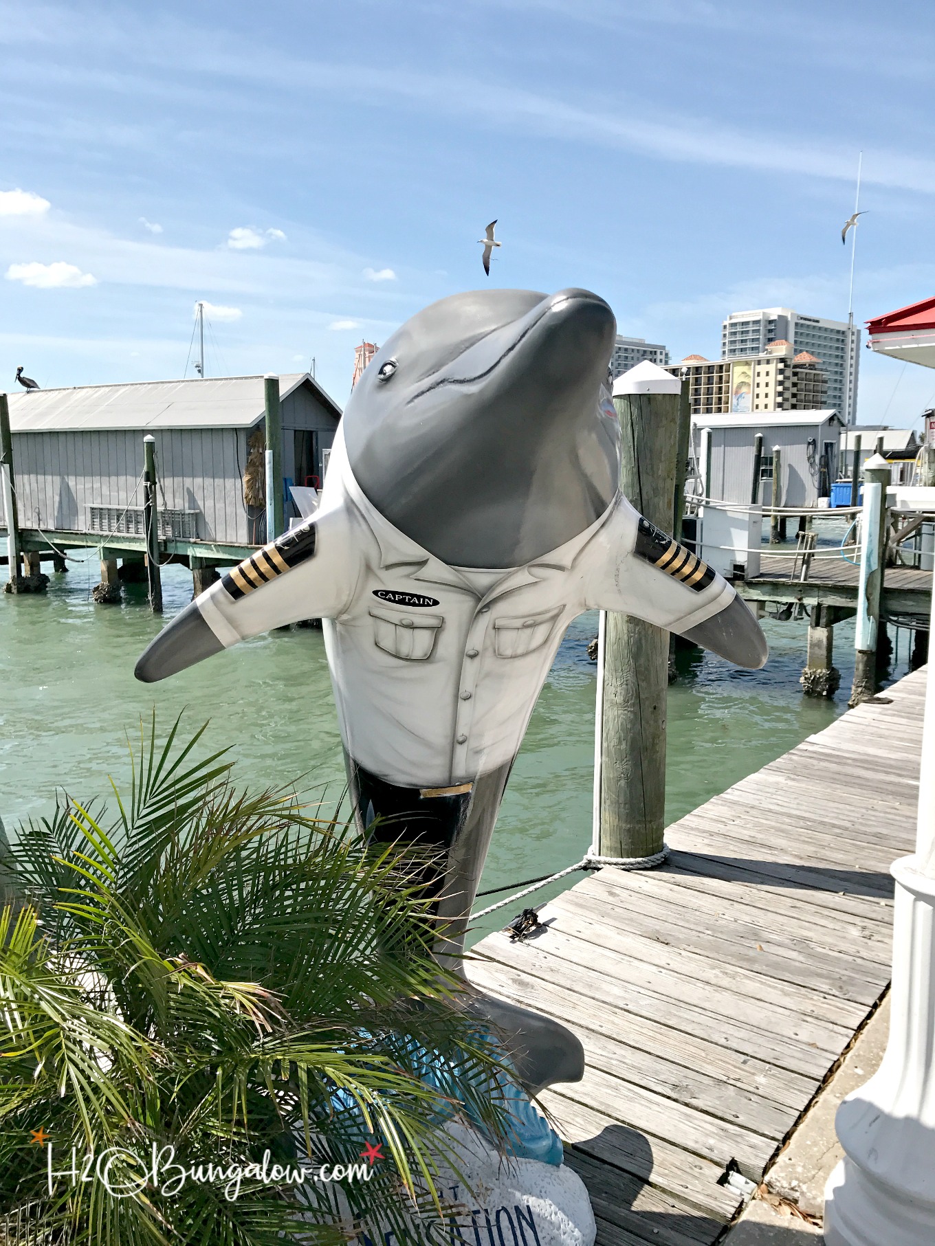 Rough seas and high winds had us change our plans on a weekend sail but we still had fun Visiting Clearwater Fl by boat and exploring this cute beach town. 