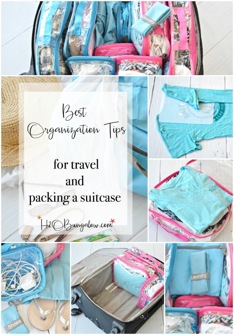 Best Organization Tips For Travel and Packing a Suitcase - H2OBungalow