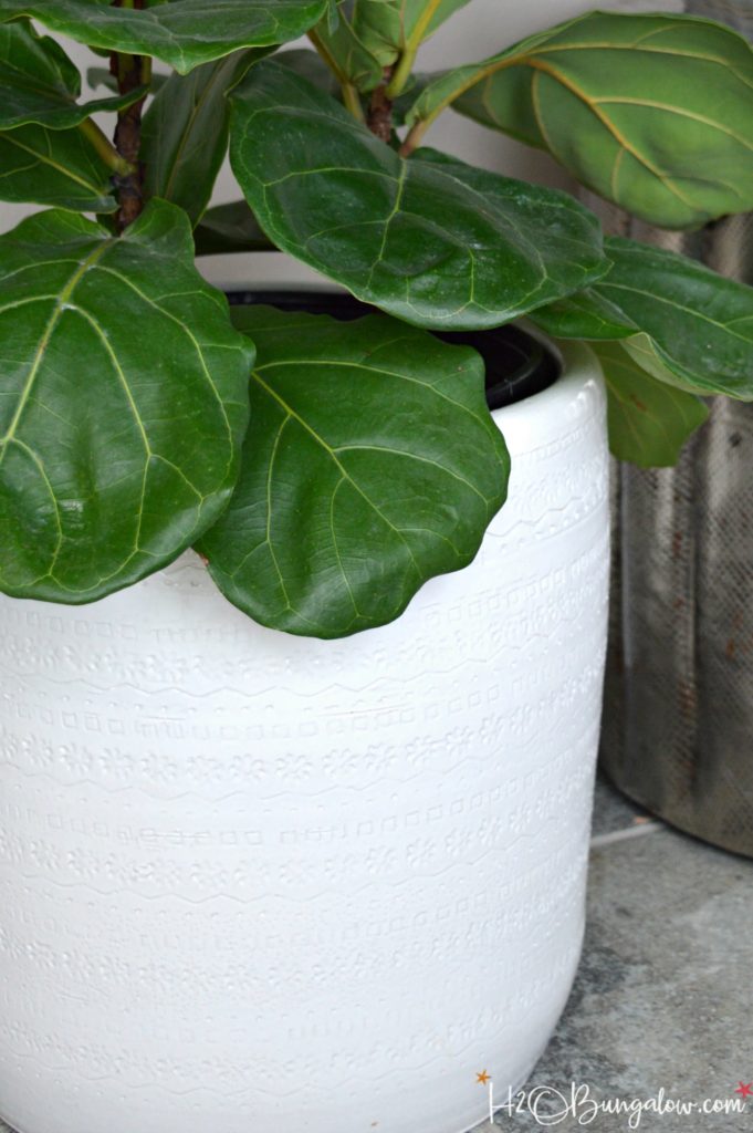 How To Drill Drain Holes In Ceramic Planters H20bungalow