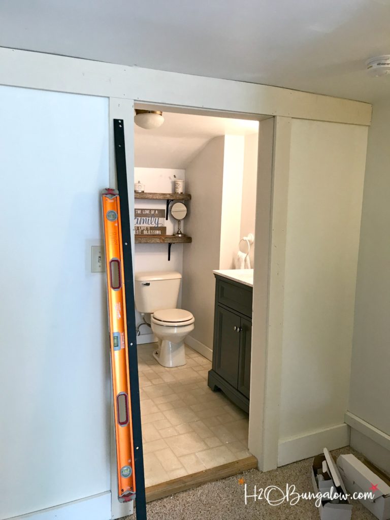 Interior DIY Double Barn Door Tutorial H2OBungalow