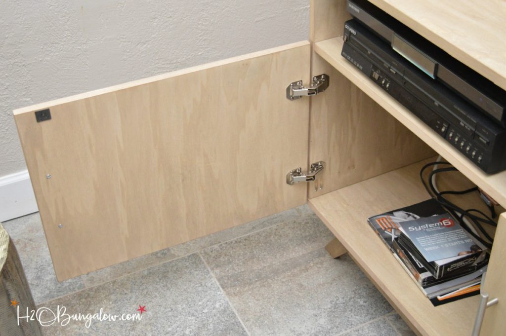 DIY Media Console with Free Plans H2OBungalow