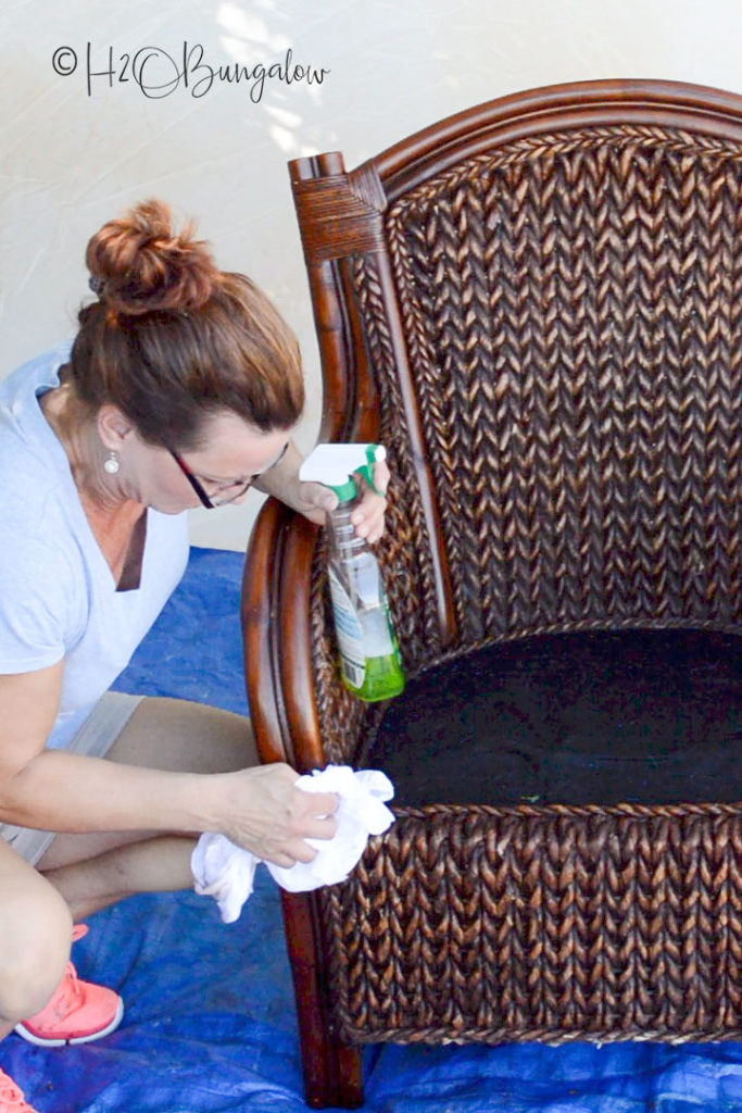 How To Paint Resin Wicker Outdoor Furniture Patio Furniture