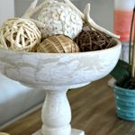 Old salad bowl and bed spindle upcycled into a home decor pedestal bowl plus 10 more clever ways to repurpose and upcycle old stuff. DIY project ideas to inspire you to create new uses for old items into pretty and functional home decor.
