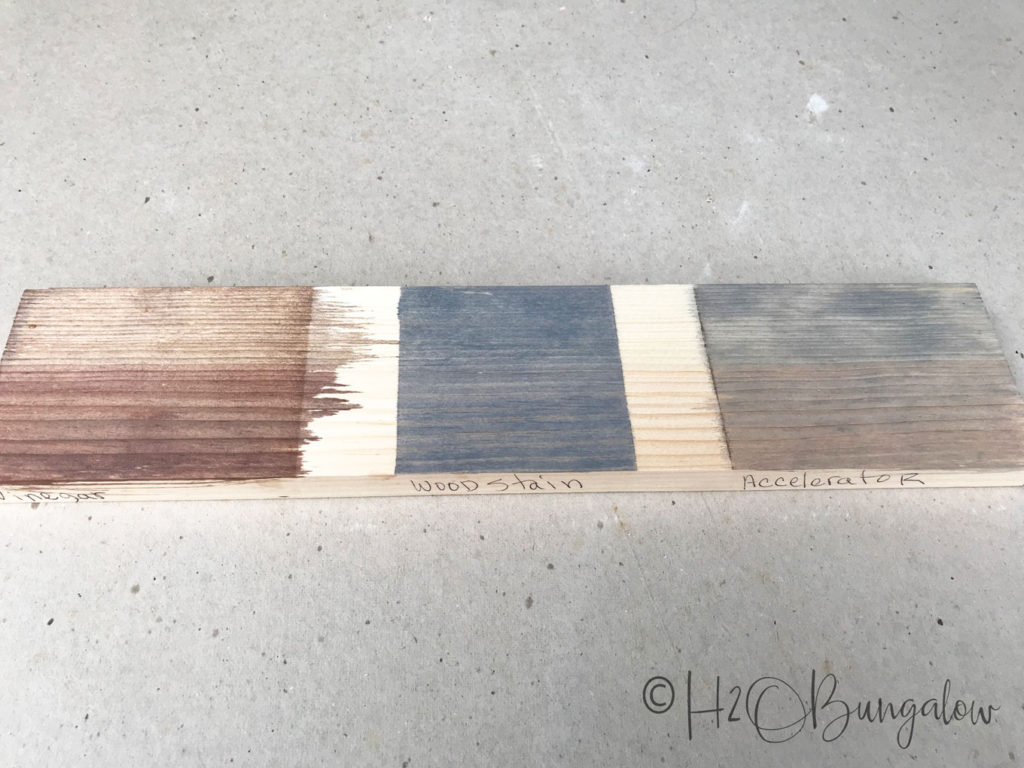 3 Ways to Age and Weather Wood Comparison H2OBungalow