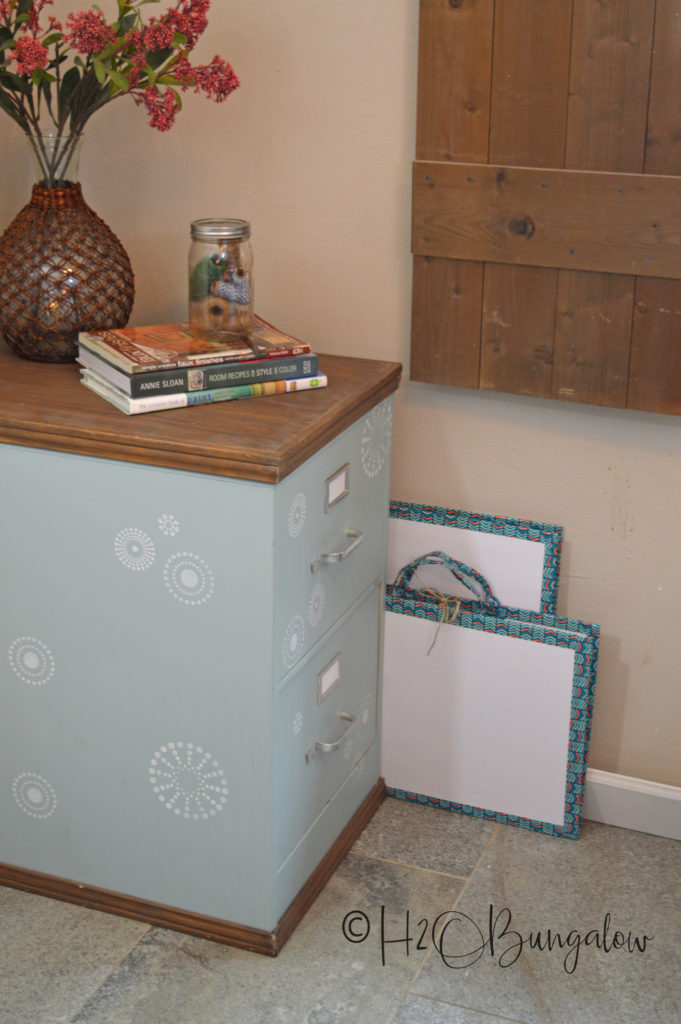 Diy stencil storage project