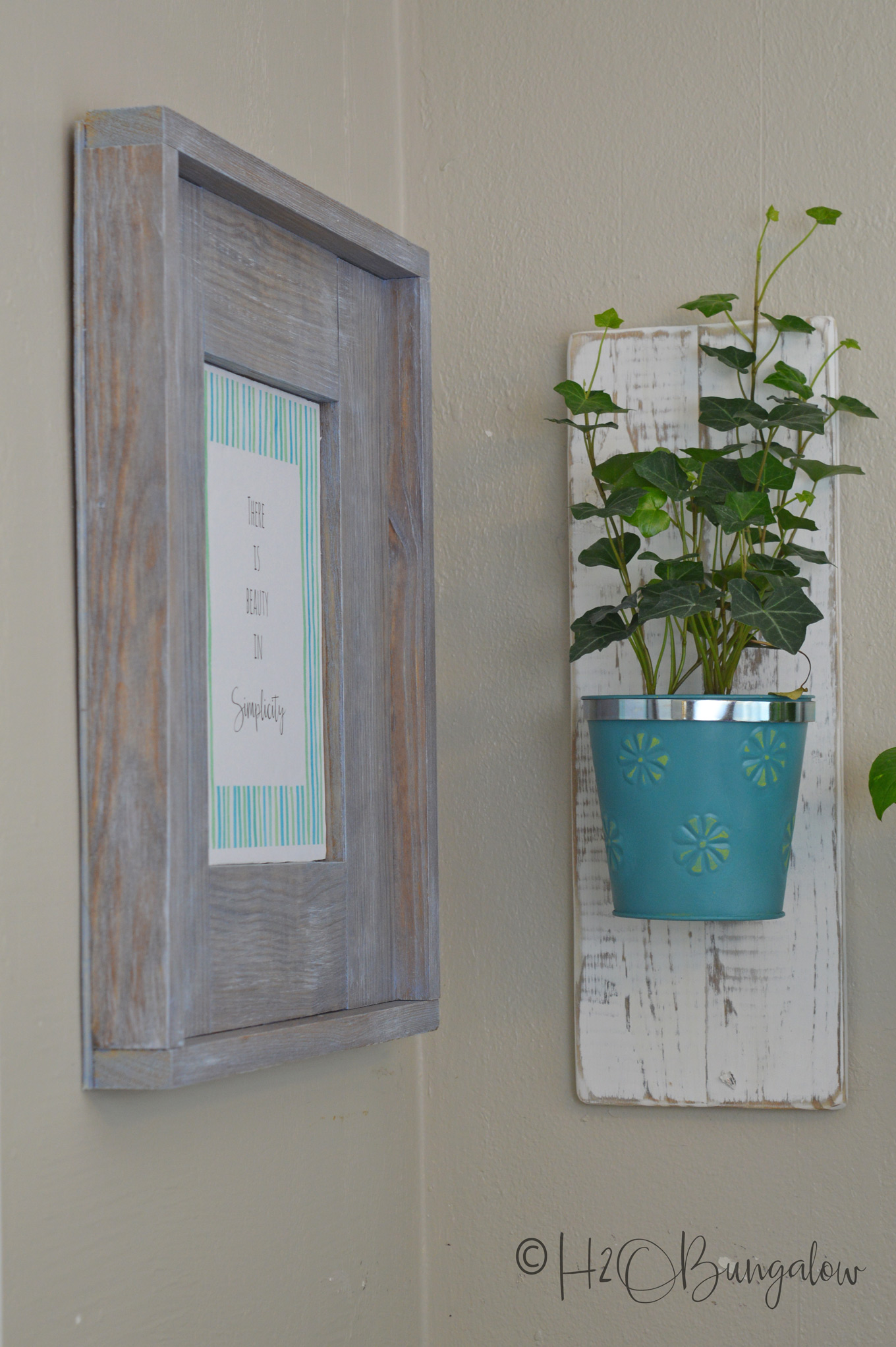 DIY Rustic Scrap Wood Picture Frames Spotlight Favorite Photos