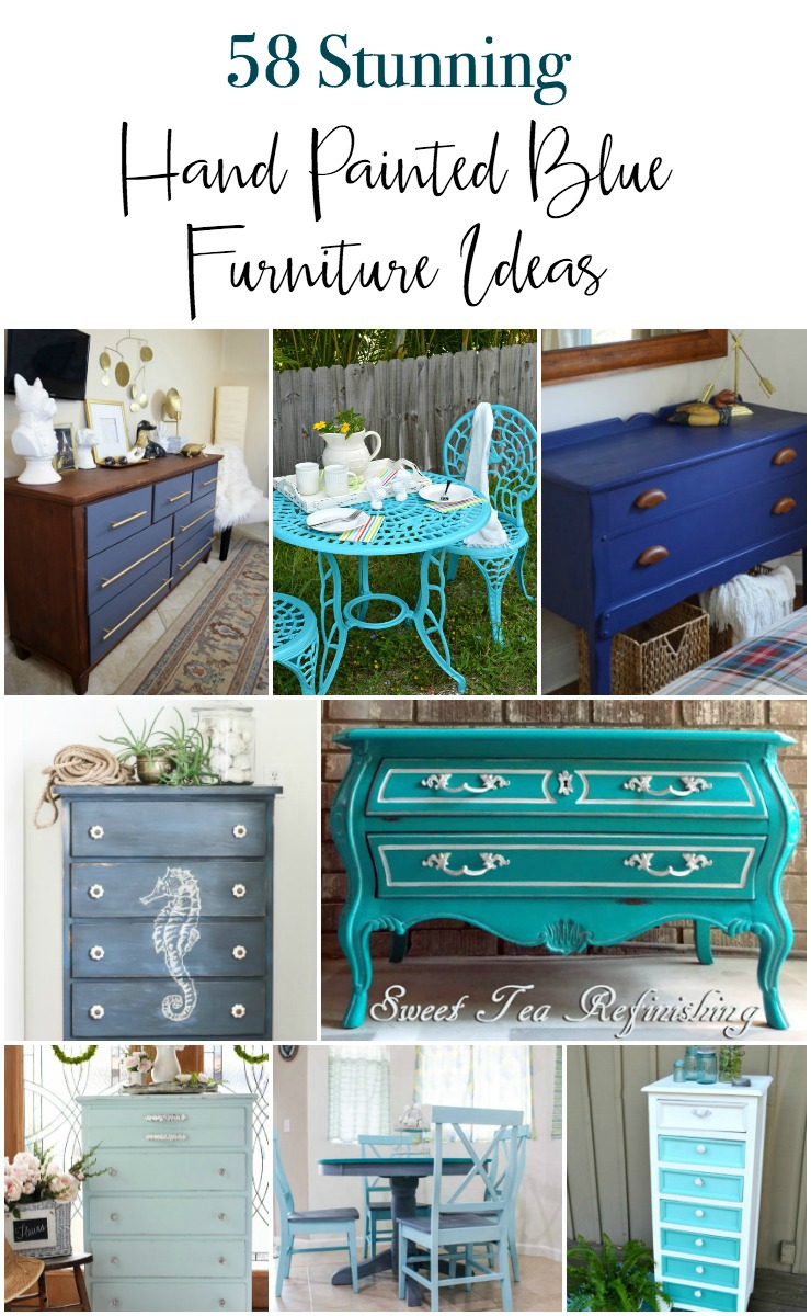 53 Gorgeous Blue Painted Furniture Ideas H2obungalow