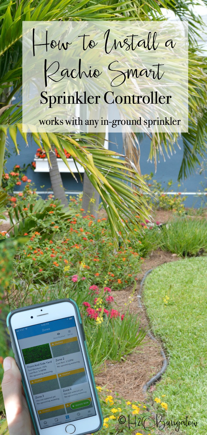  I just installed a Rachio 3 Smart Sprinkler Controller for my butterfly garden and yard and I'm seriously loving it!  I can program my watering days, times and make adjustments right on my phone. It works with our local weather forecast to adjust the watering times. It was easy to install, is compatible with any in-ground sprinkler system.  