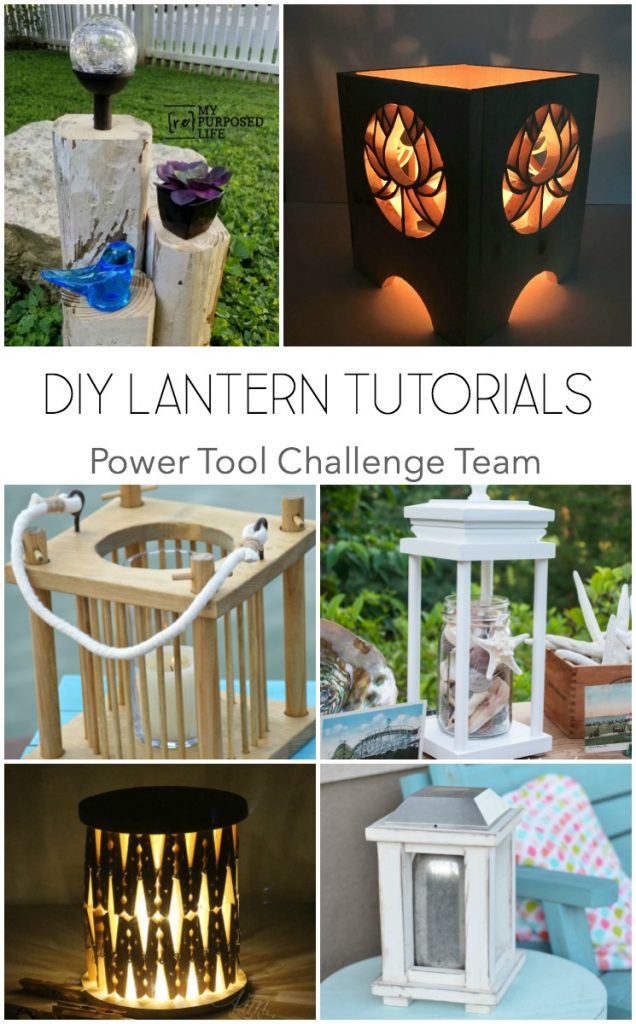 DIY Wood Lantern Tutorial H2OBungalow
