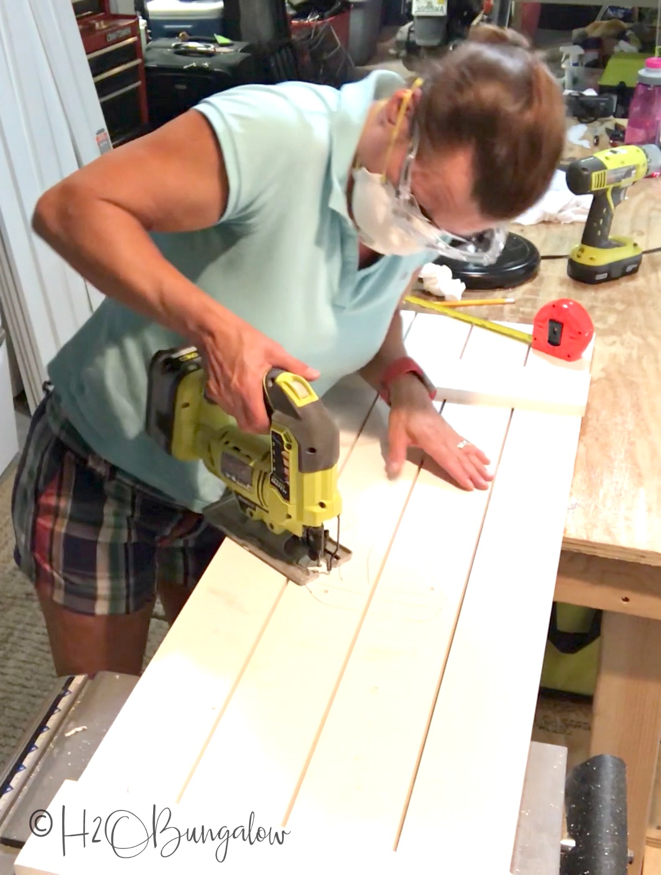 Video and tutorial on how to make exterior DIY shutters with sailboat cutouts from long lasting pvc. Download my free sailboat cutout pattern or see my tips to make your own decorative shutter cutouts. Exterior decorative shutters with designs cut out add charm and curb appeal and are easy to make! 