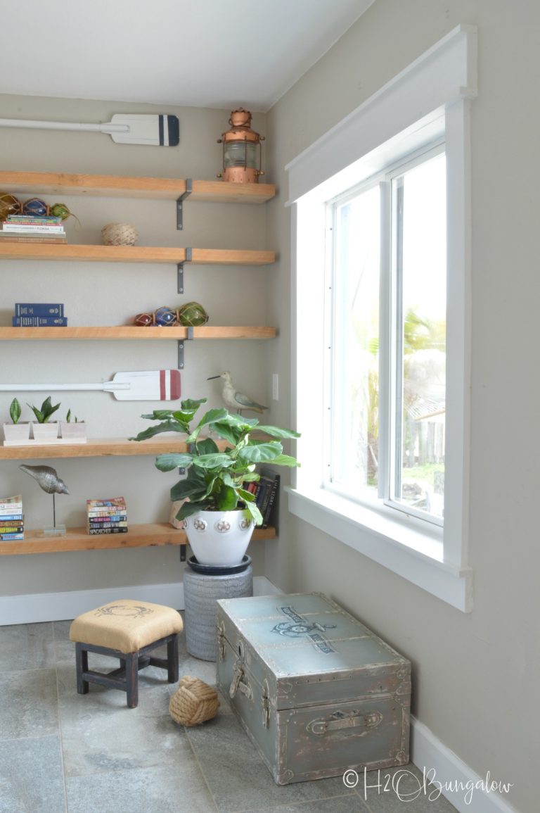 Simple DIY Craftsman Style Window Trim Tutorial H2OBungalow