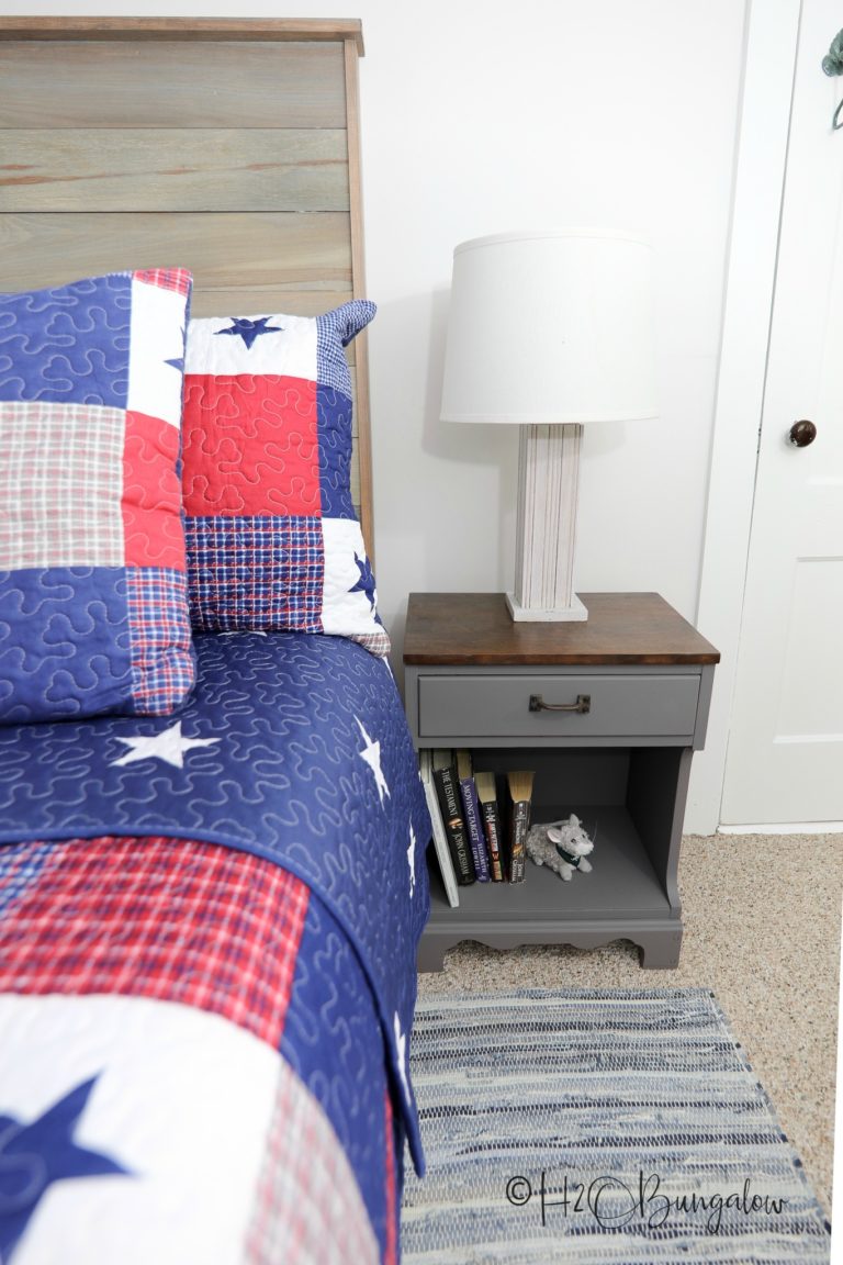 DIY Rustic Headboard Out of Shiplap H2OBungalow