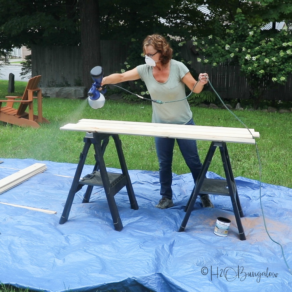 make a diy rustic shiplap headboard tutorial 