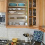 How to add extra shelves to kitchen cabinets video tutorial covers material choices available and shelf arranging ideas to get the most space from your new kitchen cabinet shelves. #organizedkitchen #kitchenorganizing