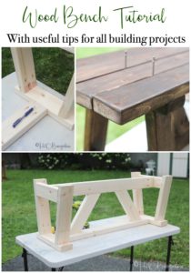 DIY Rustic Modern Bench Tutorial - H2OBungalow