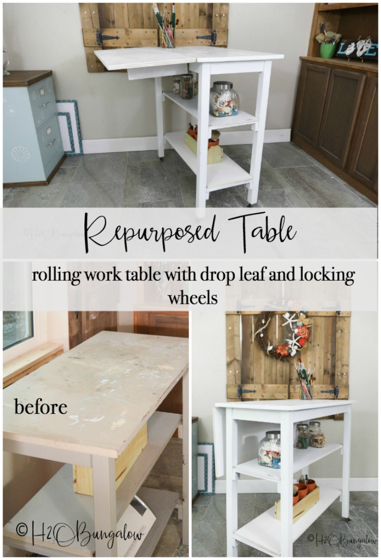 Repurposed table deals leaf