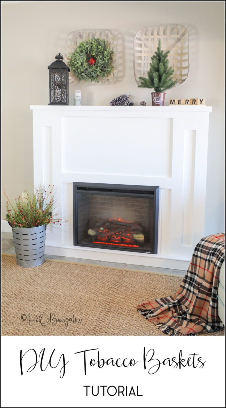 DIY Tobacco Basket Tutorial With Decorating Ideas H2OBungalow