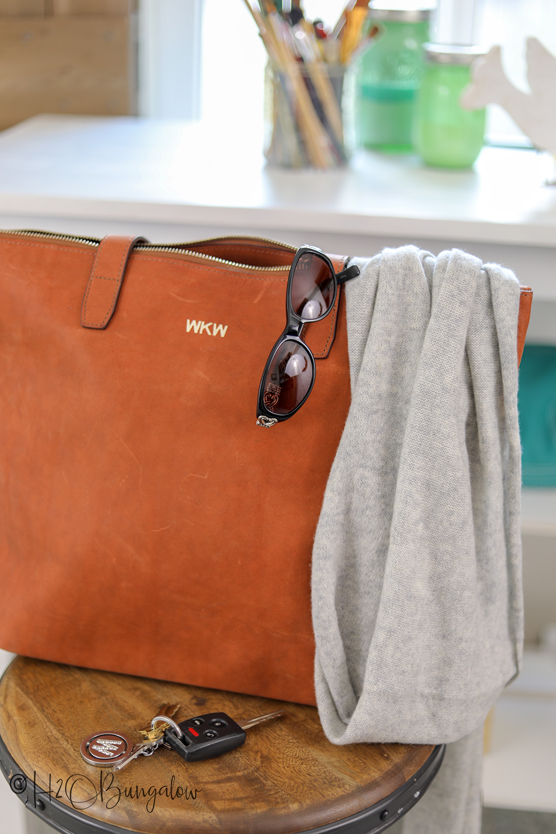 My Ballard tote keeps everything organized for my workday