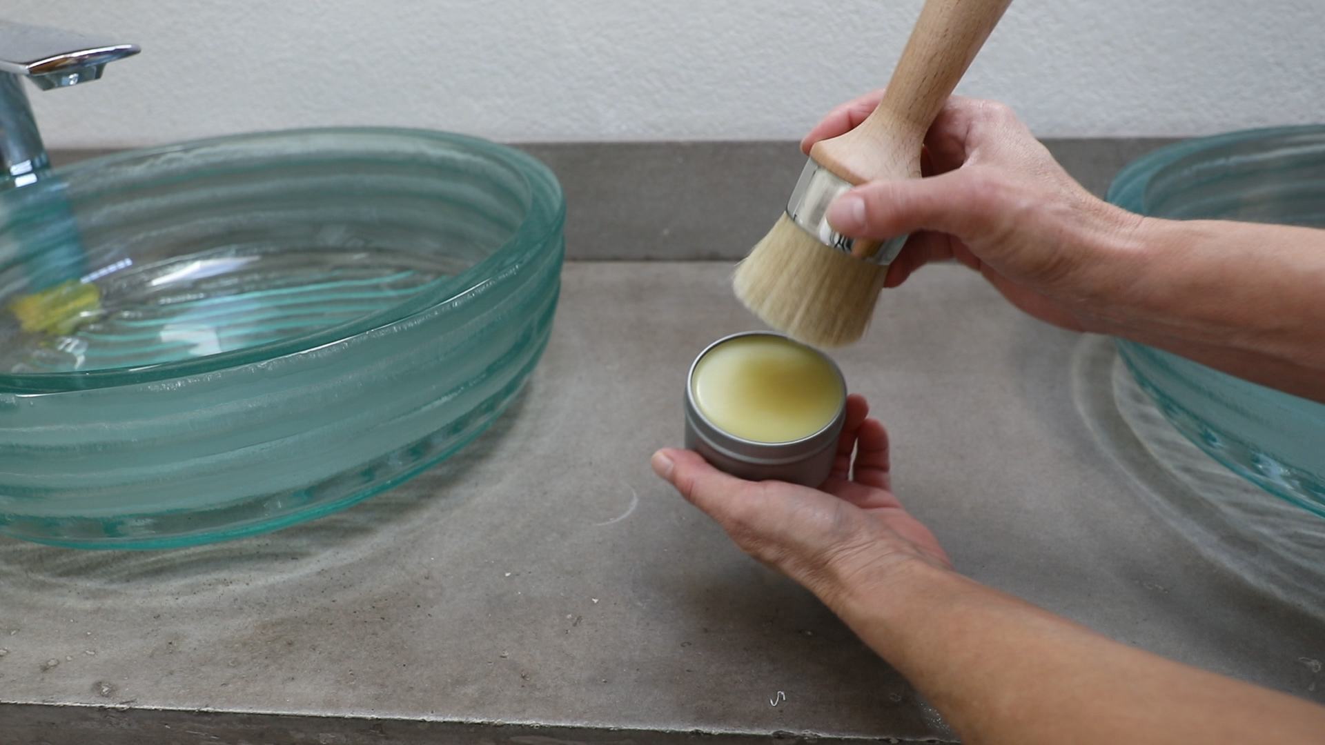 How To Wax Concrete Countertops H2OBungalow