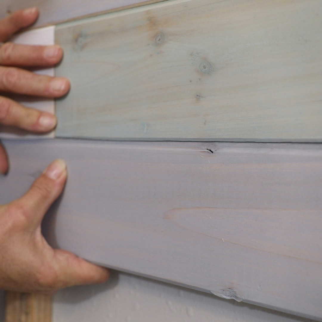 DIY multicolored wood plank wall tutorial and building tips 