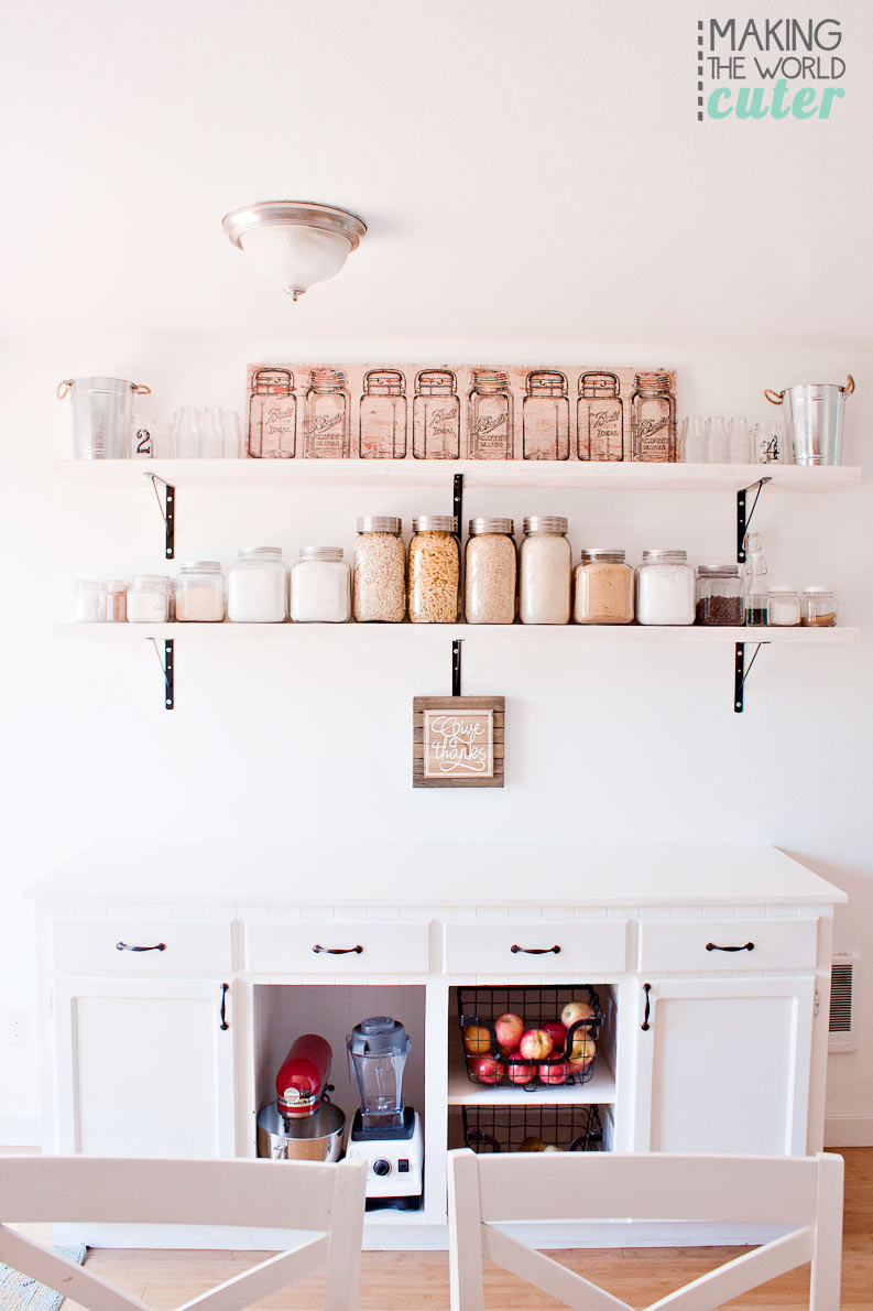 Open Shelving Ideas for the Kitchen - Live Creatively Inspired