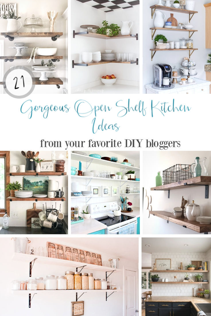 18 Open Shelving Kitchen Ideas You Can DIY   H18OBungalow
