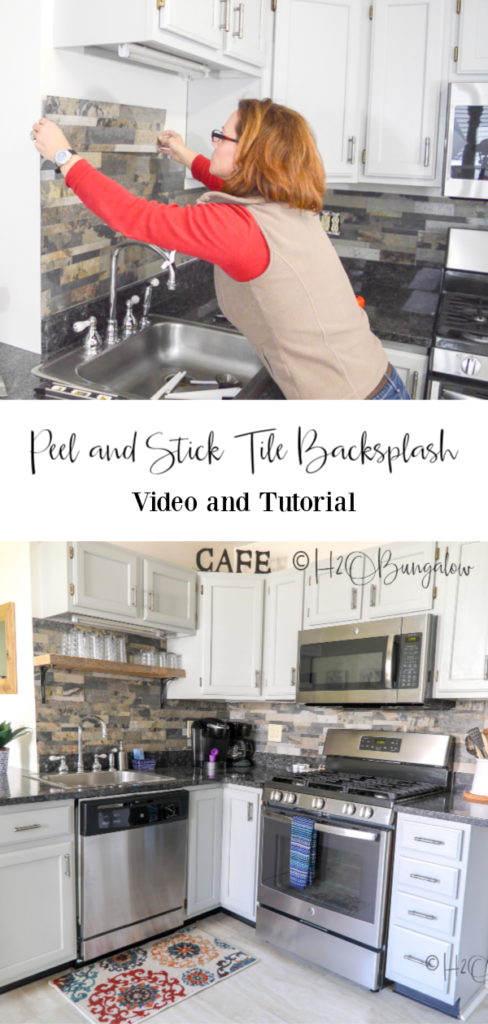 how to install peel and stick mosaic tile backsplash