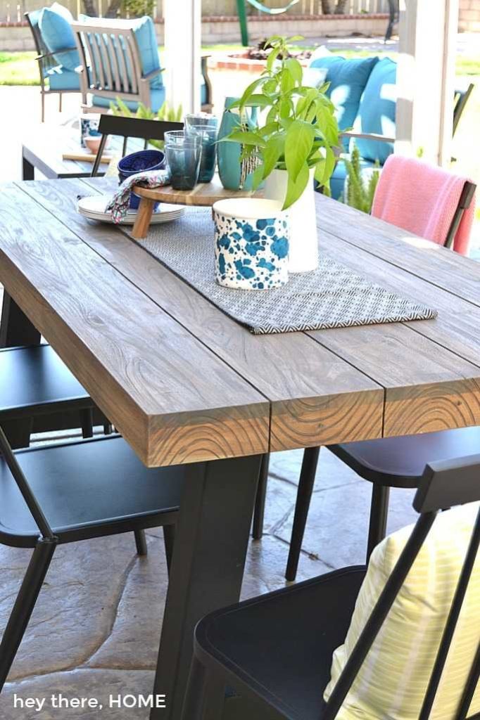 modern outdoor table and chairs 