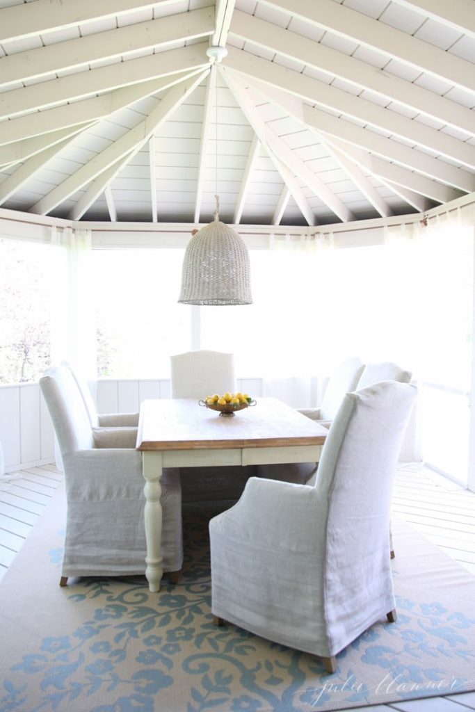 porch outside dining area 