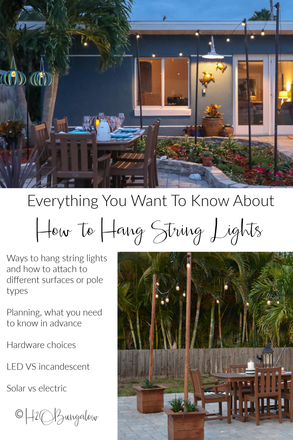 pin image how to hang string lights 