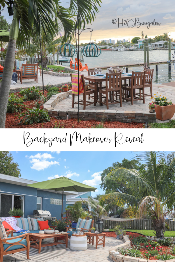 backyard patio makeover reveal 