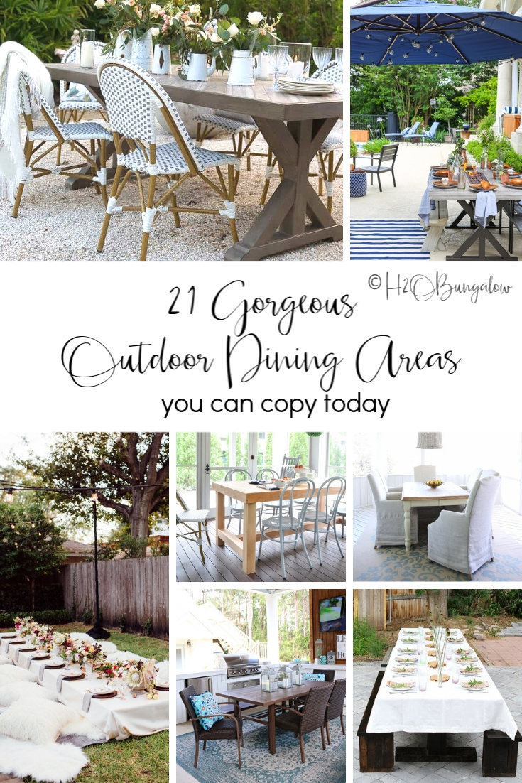 outdoor dining area ideas