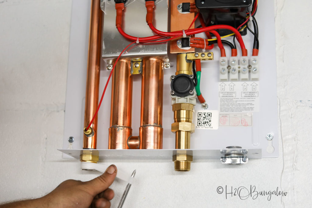 Installation of Electric Tankless Water Heater (ECO180) 