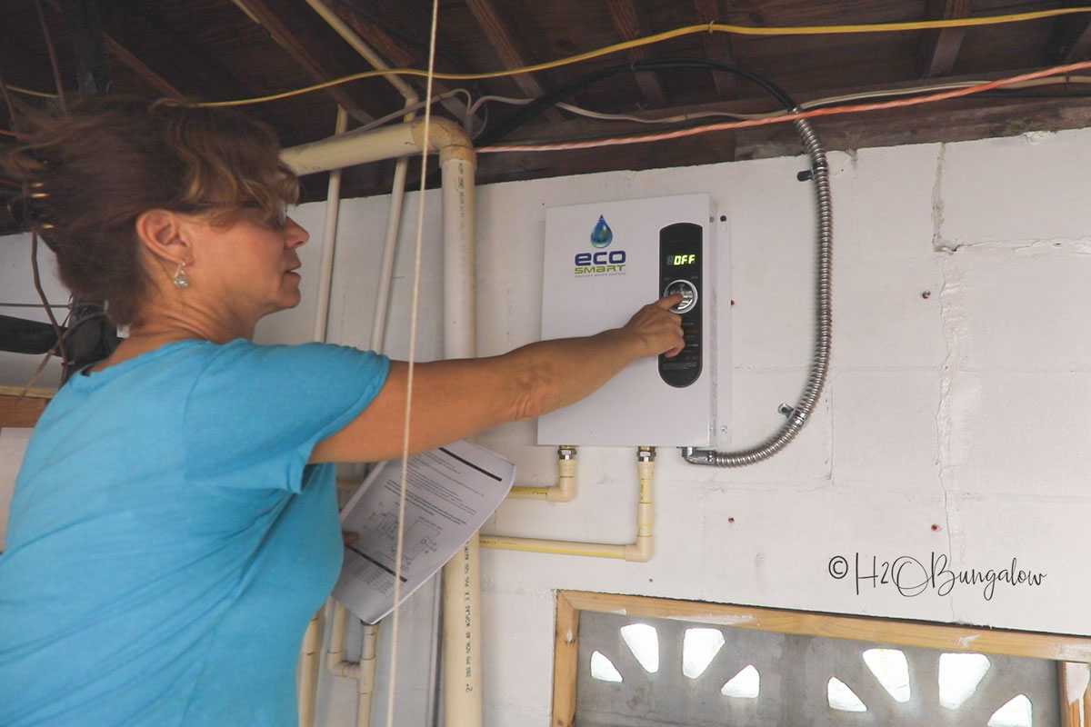 Installation of Electric Tankless Water Heater (ECO180) 