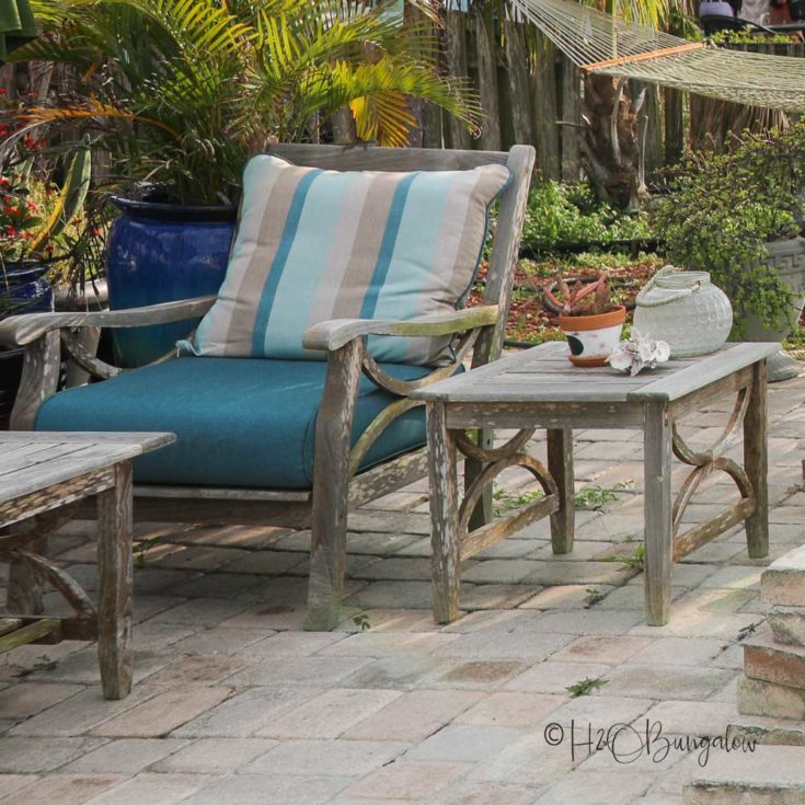 3 Steps to Refinishing Teak Outdoor Furniture H2OBungalow