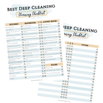 The Best House Cleaning Checklist