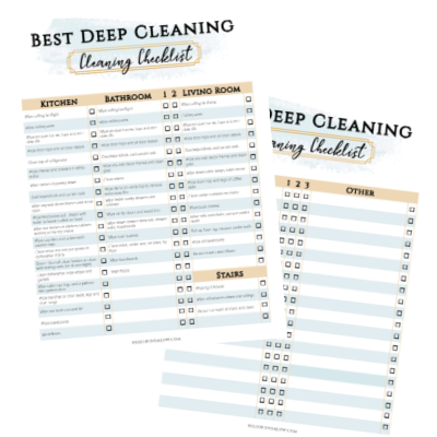 The Best House Cleaning Checklist And Cleaning Hacks