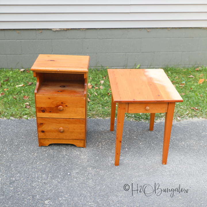 How to Paint Wood Furniture Without Sanding - H2OBungalow