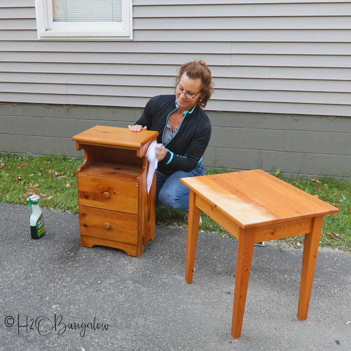 How to Paint Wood Furniture Without Sanding H2OBungalow