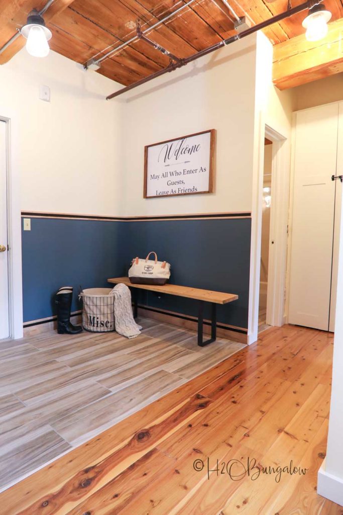 mudroom at entry